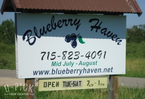 Blueberry Haven Bear Creek Wisconsin |upickfarmlocator.com